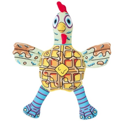 Fat Cat Foodies Chicken \'n Waffles Dog Toy