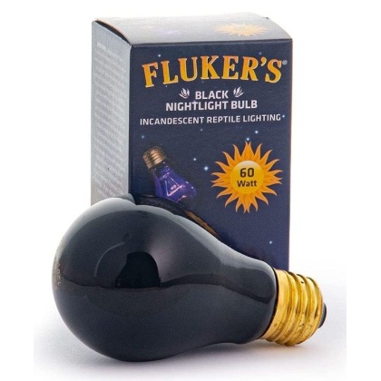 Flukers Black Nightlight Incandescent Bulb