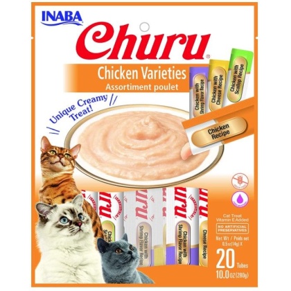 Inaba Churu Chicken Varieties Creamy Cat Treat