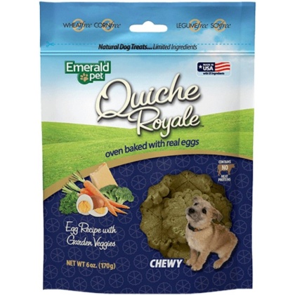 Emerald Pet Quiche Royal Garden Vegetable Treat for Dogs