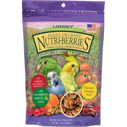 Lafeber Sunny Orchard Nutri-Berries Parakeet, Cockatiel & Conure Food