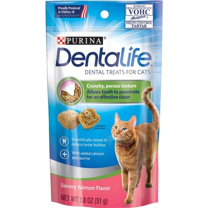 Purina DentaLife Dental Treats for Cats Salmon