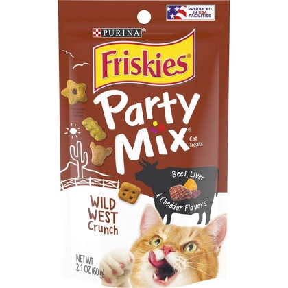 Friskies Party Mix Wild West Crunchy Cat Treats