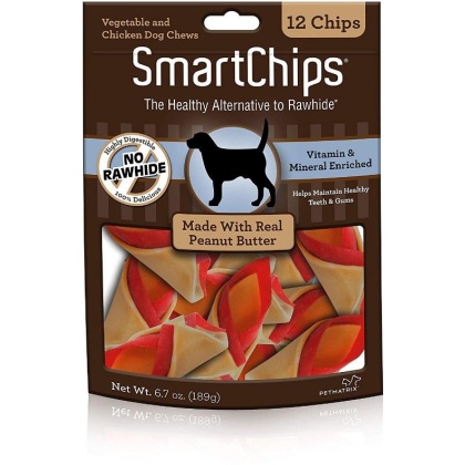 SmartBones SmartChips Peanut Flavored Dog Chews