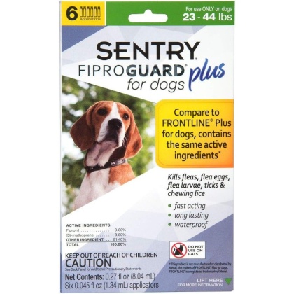 Sentry Fiproguard Plus IGR for Dogs & Puppies