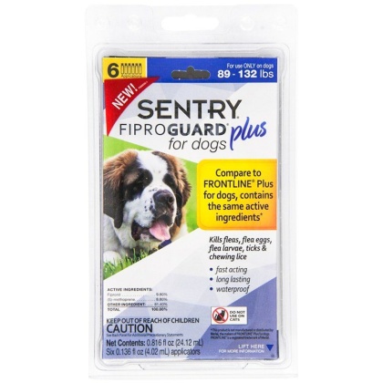 Sentry Fiproguard Plus IGR for Dogs & Puppies