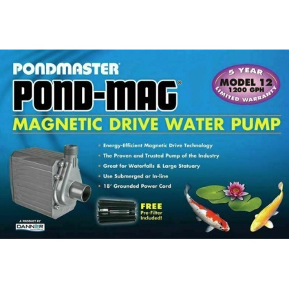 Pondmaster Pond-Mag Magnetic Drive Utility Pond Pump