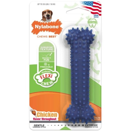 Nylabone Dental Chew Bone - Chicken Flavor