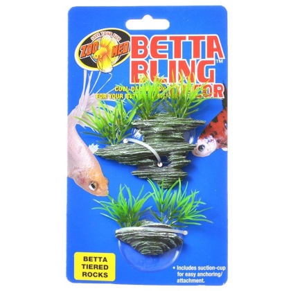 Zoo Med Betta Bling Tiered Rocks Decor