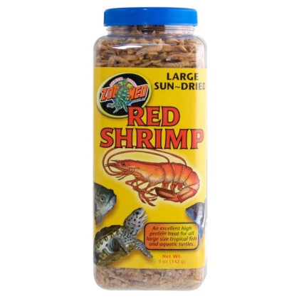 Zoo Med Large Sun-Dried Red Shrimp