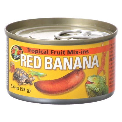 Zoo Med Tropical Friut Mix-ins Red Banana Reptile Treat